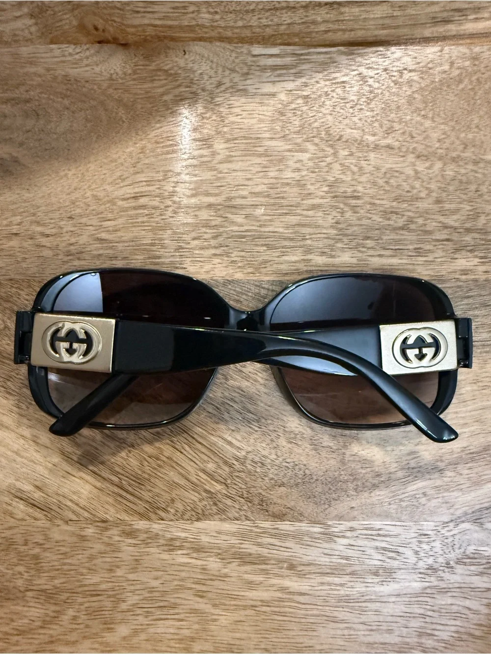 Gucci Women's Brown Gradient Square Sunglasses